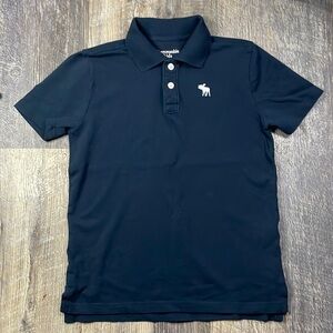 Abercrombie & Fitch Icon Logo Pique Polo Sz 11/12